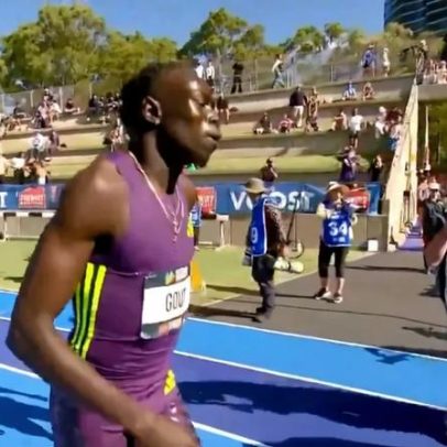 Gout Gout bate recorde mundial Sub-20 nos 200m aos 18 anos