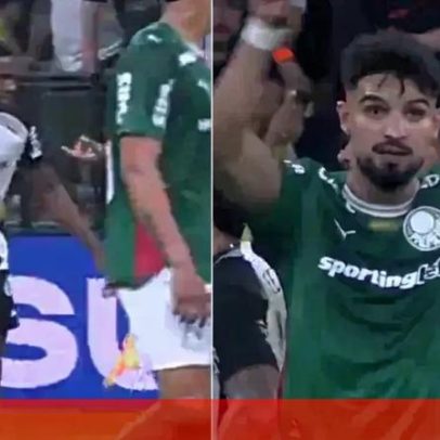 Médio do Corinthians expulso após incidentes com jogador do Palmeiras