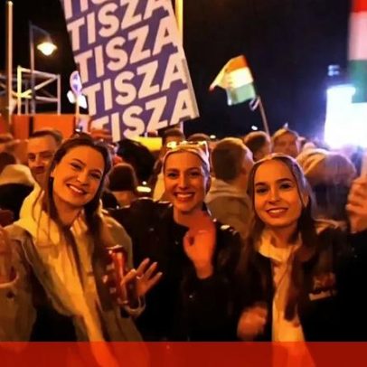 Celebrações nas ruas da Hungria após derrota de Viktor Orbán