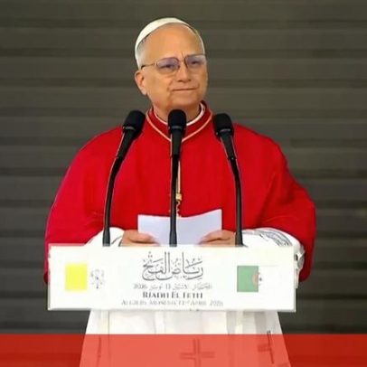 Papa Leão XIV apela à paz em discurso na Argélia