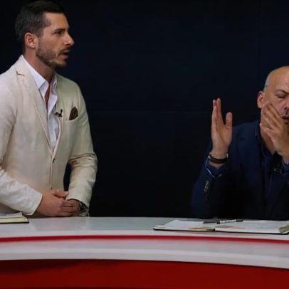 Momento entre Hjulmand e árbitro do Estrela-Sporting analisado pela CMTV