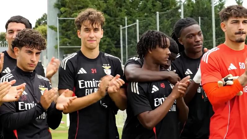 Samuel Soares, António Silva, Tomás Araújo, Nuno Félix e Henrique Araújo transmitiram o seu apoio à equipa de Vítor Vinha