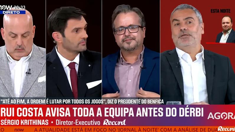 Sérgio Krithinas: «Há uma decisão do Benfica para tomar em relação a Mourinho...»