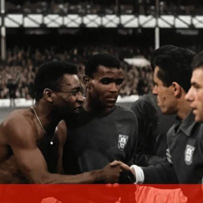Vicente Lucas seca Pelé, o melhor do Mundo, sem fazer faltas