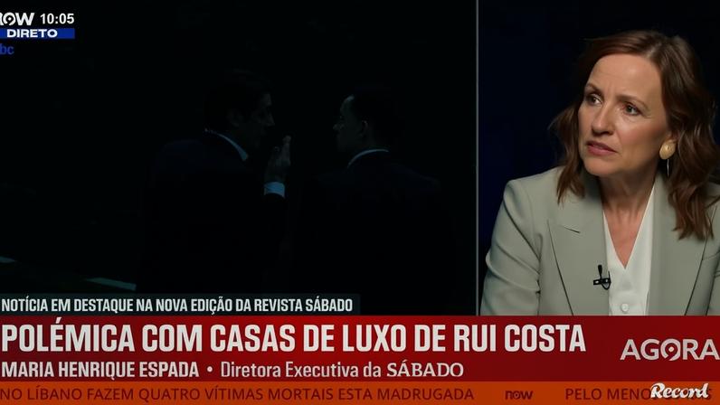 Maria Henrique Espada, diretora-executiva da SÁBADO, abordou no NOW o negócio imobiliário do atual presidente do Benfica