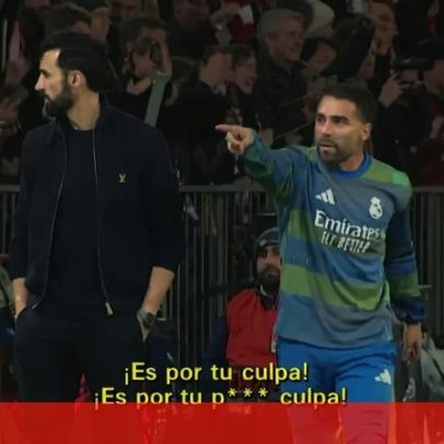 Carvajal reage à eliminação do Real Madrid na Champions com acusação de culpa