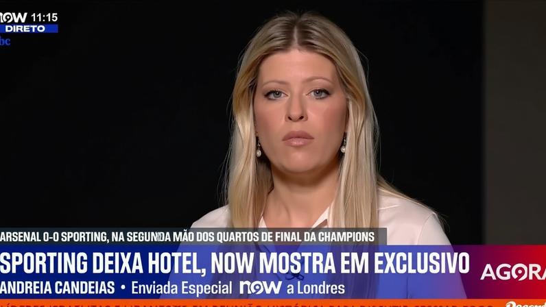 Equipa de reportagem Record/NOW acompanhou saída da comitiva leonina