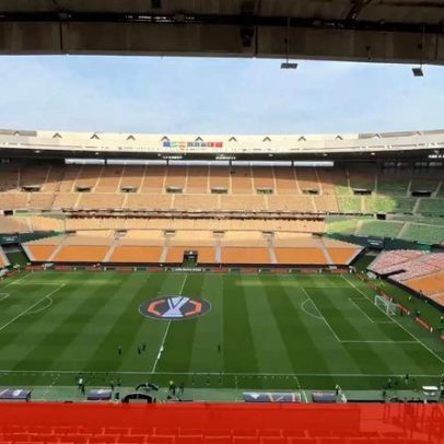 Timelapse mostra como o Estádio La Cartuja encheu para Betis-Sp. Braga