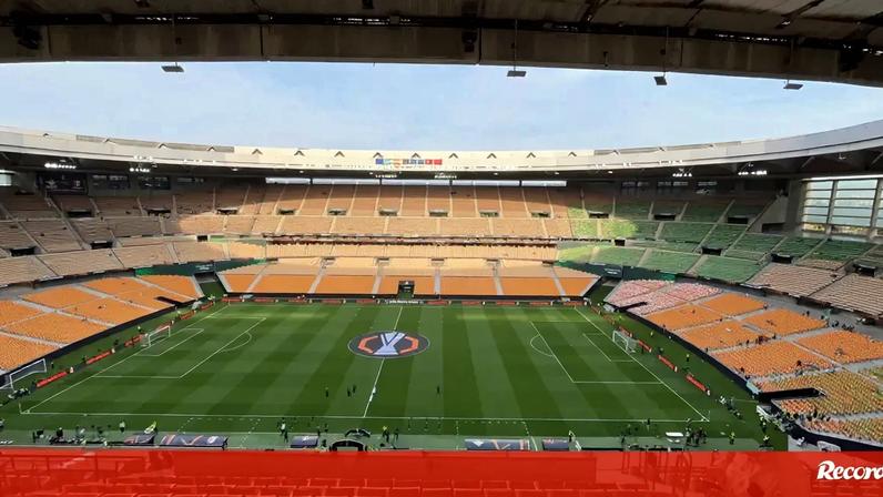 Timelapse mostra como o Estádio La Cartuja encheu para Betis-Sp. Braga