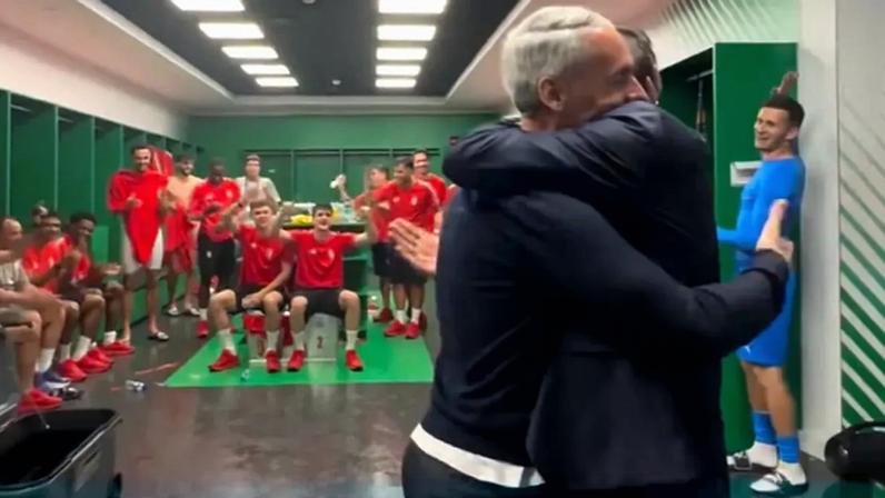 Festa no balneário do Sp. Braga envolve Mister Carlos Vicens