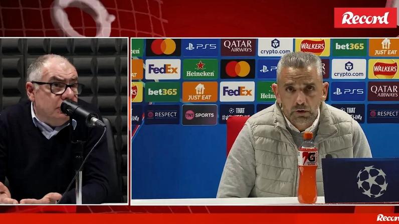 Rui Borges valorizado na Champions, mas dérbi pode ofuscar memória dos adeptos