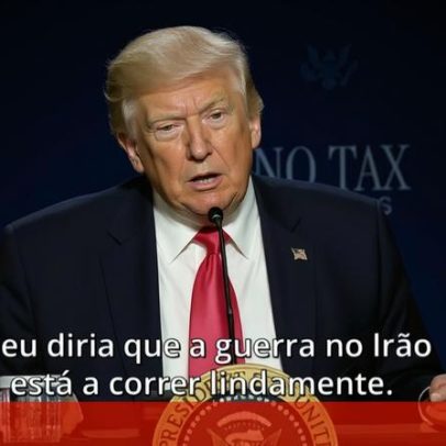 Trump afirma que guerra no Irão está a decorrer conforme planeado