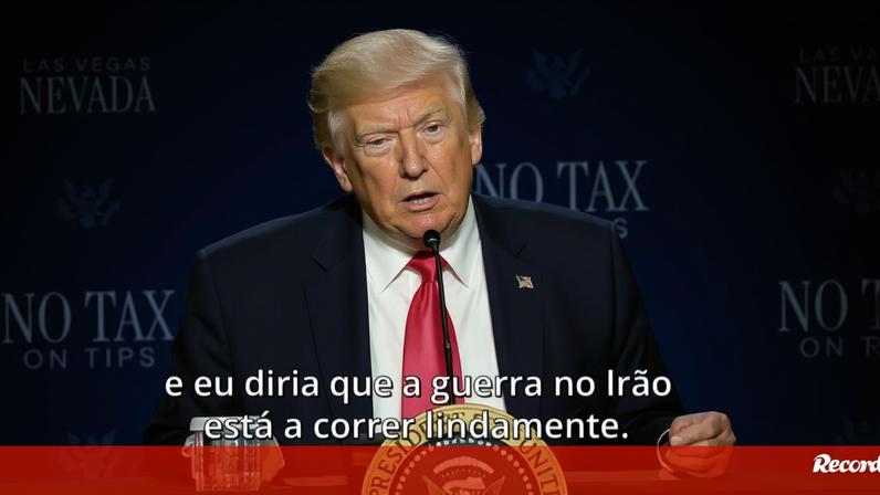 Trump afirma que guerra no Irão está a decorrer conforme planeado
