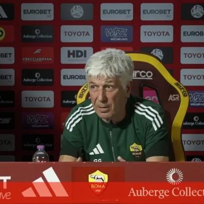 Gasperini abandona conferência de imprensa emocionado antes do jogo com a Atalanta