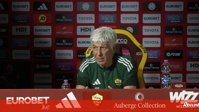 Gasperini abandona conferência de imprensa emocionado antes do jogo com a Atalanta