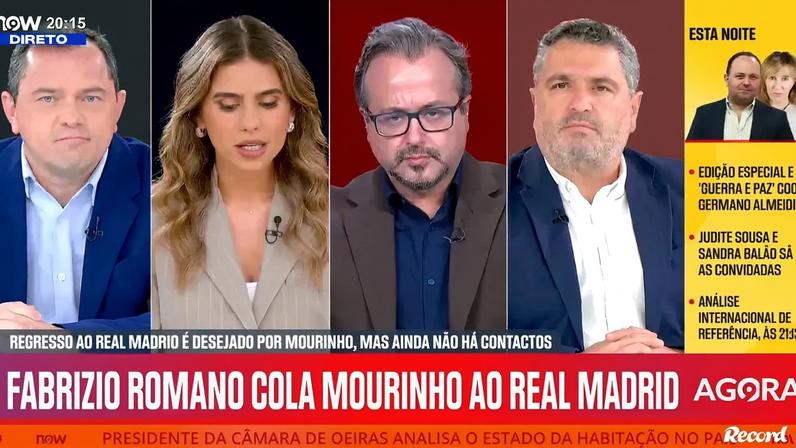 Bernardo Ribeiro vê desconfiança no Benfica entre Rui Costa e Mourinho