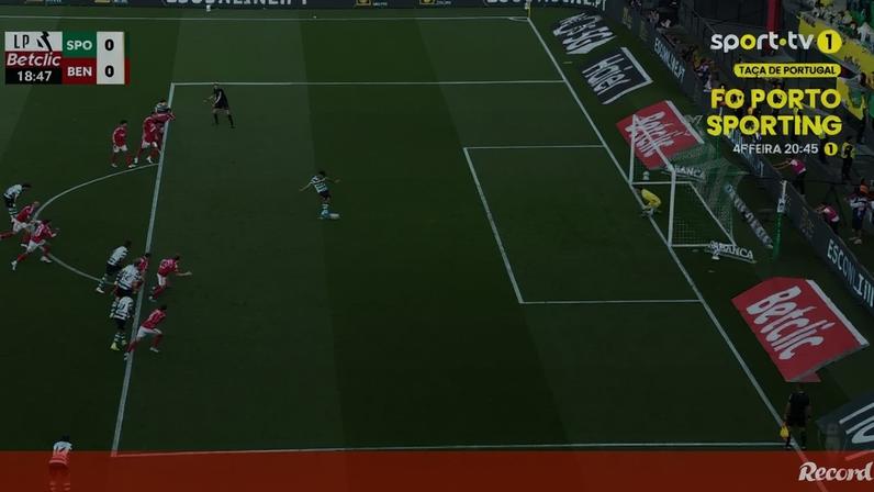 Trubin defende penálti a Suárez; Sporting pede repetição por invasão de Schjelderup