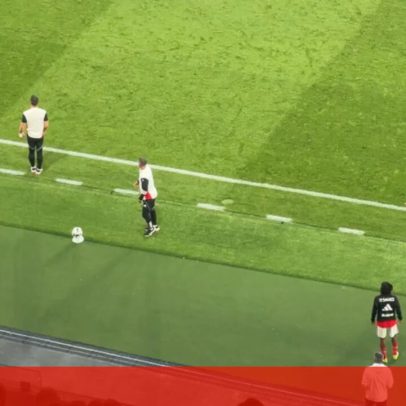 Dérbi esgota-se com Mourinho, Prestianni de braços abertos e sinal no relógio