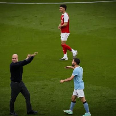Manchester City-Arsenal: homenagem; Guardiola pediu ovacionar Bernardo Silva