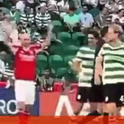 Novas imagens do dérbi mostram Aursnes a imitar Hjulmand