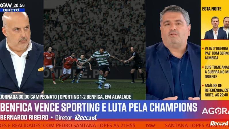 Bernardo Ribeiro diz que Sporting corre risco se não vencer o FC Porto