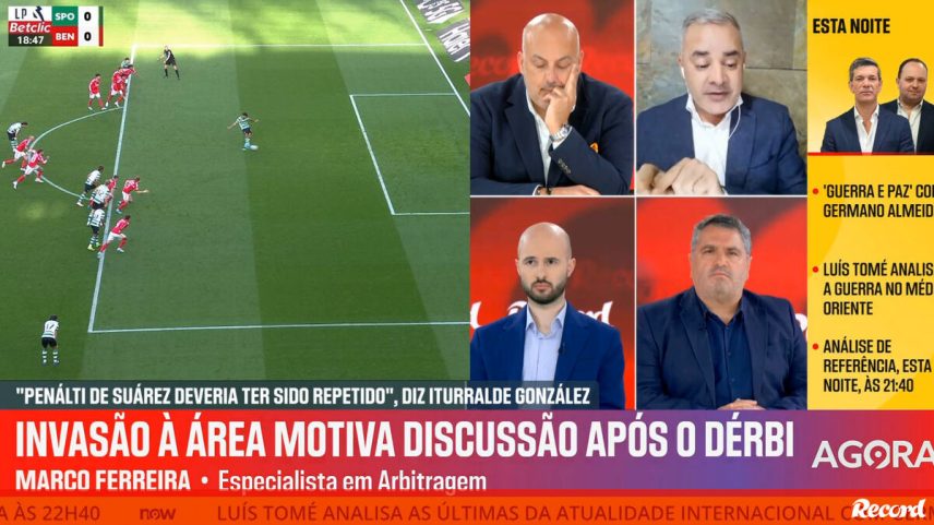 Penálti polémico no dérbi: Marco Ferreira explica a lei do jogo