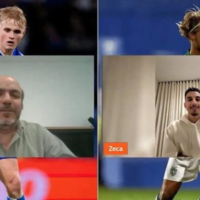 Zeca recorda Froholdt: fala mais com a bola nos pés