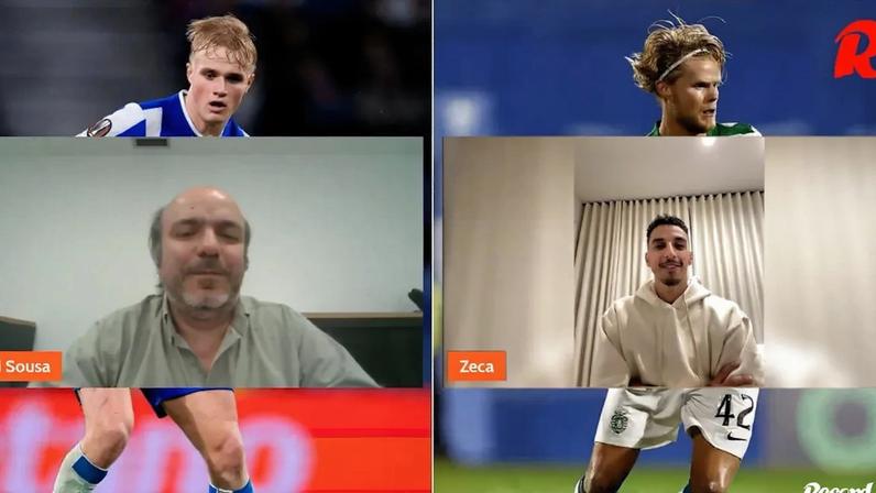 Zeca recorda Froholdt: fala mais com a bola nos pés