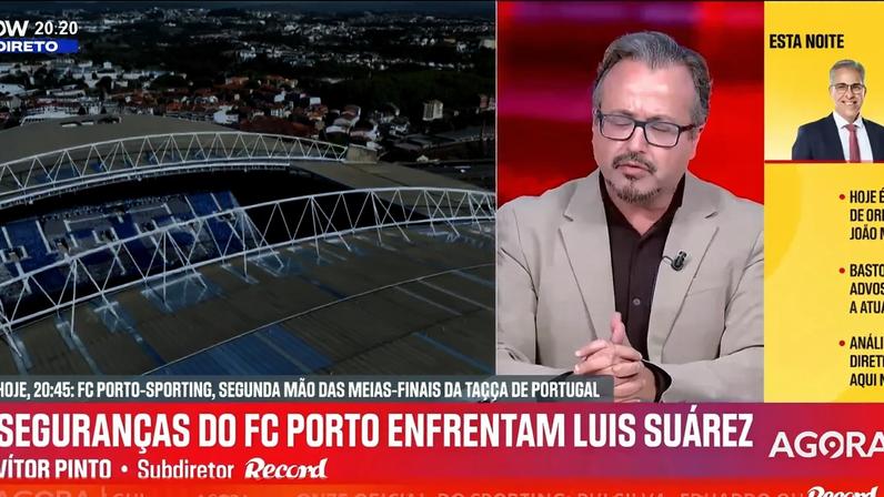 Confusão na chegada do Sporting ao balneário do Dragão: Vítor Pinto explica tudo o que se passou