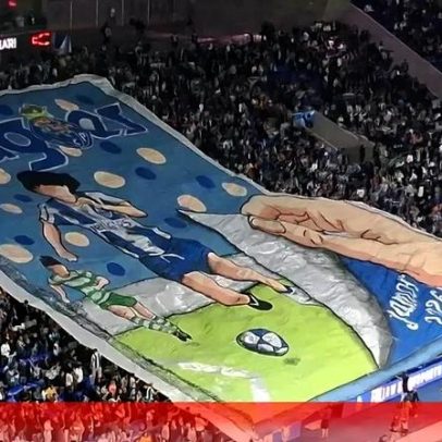 Entrada das equipas, Farioli com R. Borges e coreografia nas bancadas do Dragão