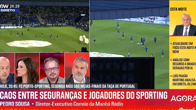 Pedro Sousa critica risos do coordenador de segurança do FC Porto