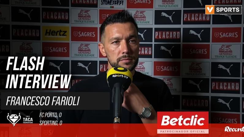 Farioli conduz regresso do Sporting com show pirotécnico dos Super Dragões