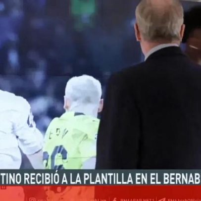 Cumprimento frio entre Florentino Pérez e Vinícius Júnior antes do Madrid-Alavés