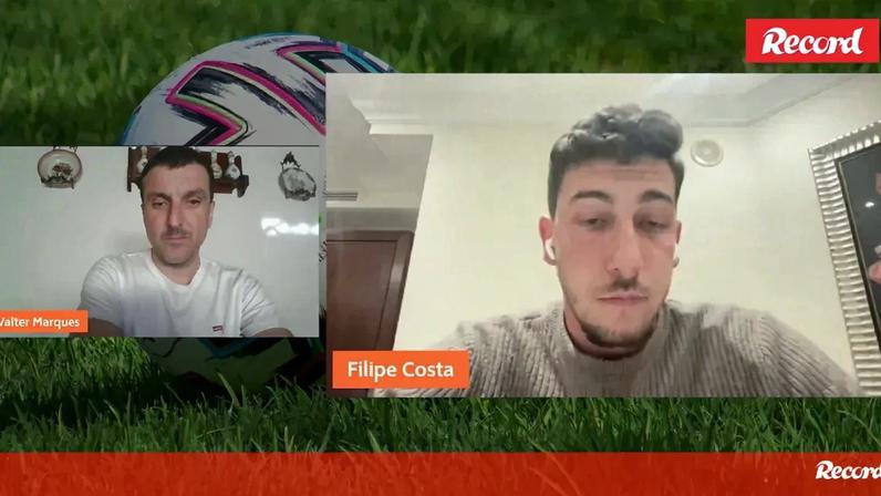 Filipe Costa, filho de Rui Costa: «Os meus pais sempre me incutiram a escola e os estudos»