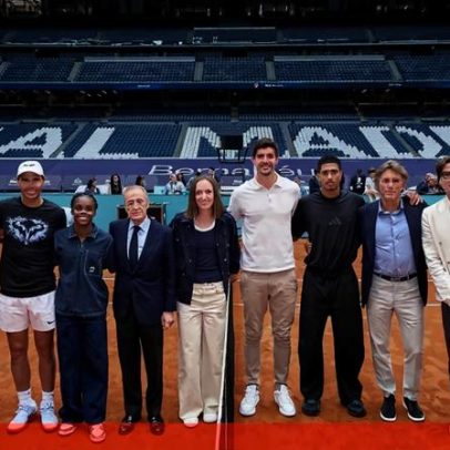 Parada de estrelas no Bernabéu agita fãs e convidados