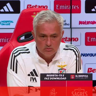 Mourinho afirma que o plantel é dele e que gosta dele