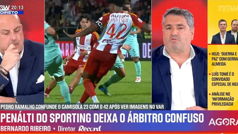 Bernardo Ribeiro: «Penálti não assinalado sobre Nel é um lance que tem de ser investigado»