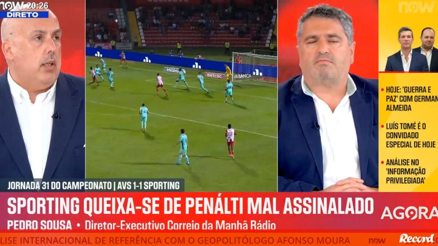 Morita foi imprudente no penálti? Bernardo Ribeiro e Pedro Sousa estão em desacordo
