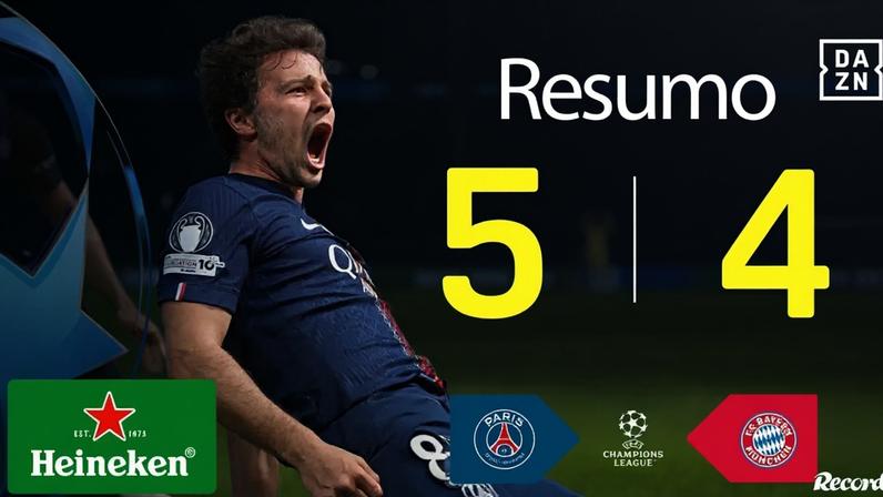 Um hino ao futebol: o resumo alargado do 'louco' duelo entre PSG e Bayern