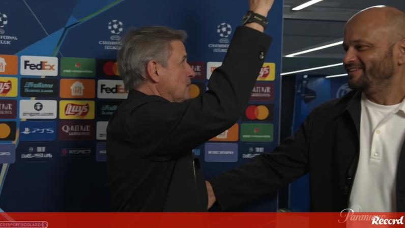 Um hino ao futebol até fora dos bancos: o incrível momento entre Luis Enrique e Kompany após o PSG-Bayern