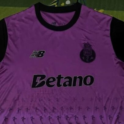FC Porto pode estrear equipamento alternativo roxo; veja a imagem
