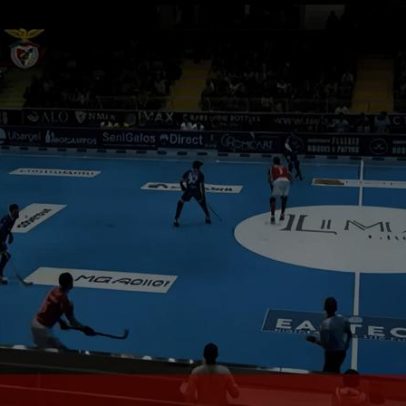 Transmissão em direto: OC Barcelos e Benfica no hóquei em patins