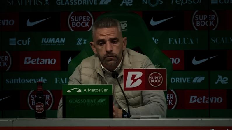 Rui Borges admite cinco anos de conquistas do Sporting, com momentos menos bons