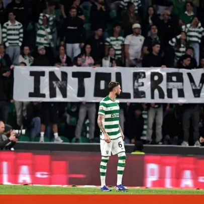 Público de Alvalade manifesta descontentamento no final do jogo