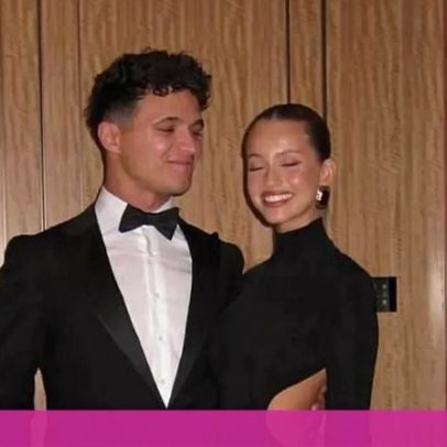 Margarida Corceiro e Lando Norris desfrutam noite especial em Alvalade