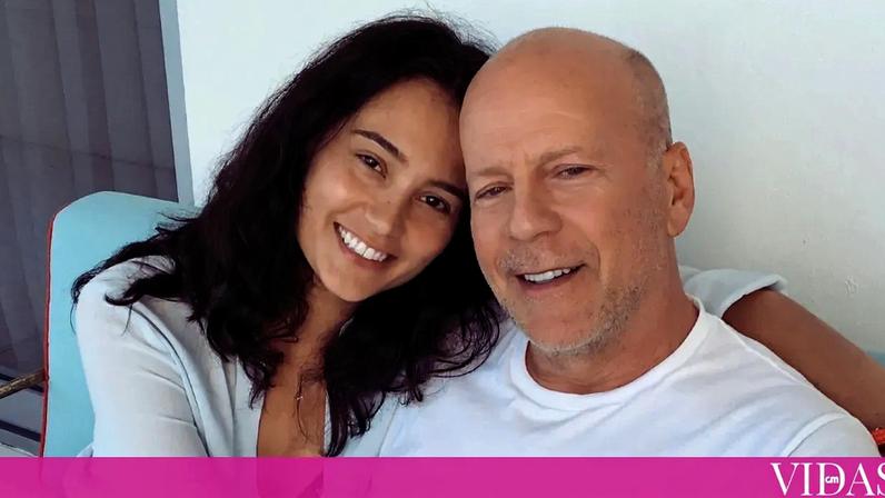 Esposa de Bruce Willis celebra 17 anos de casamento