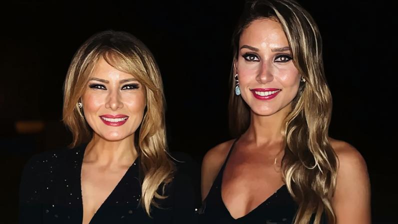 Amanda Ungaro e Melania Trump