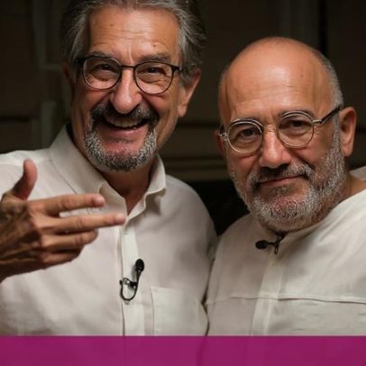 Carlos Areia e José Raposo em tom de brincadeira sobre casais mais velhos