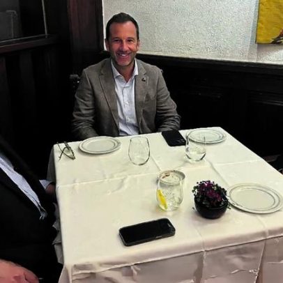 Frederico Varandas almoça com dois conceituados leões