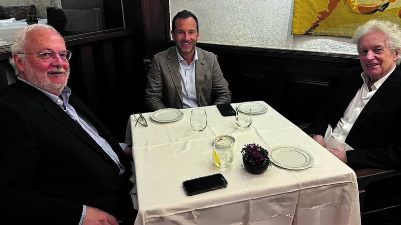 Frederico Varandas almoça com dois conceituados leões